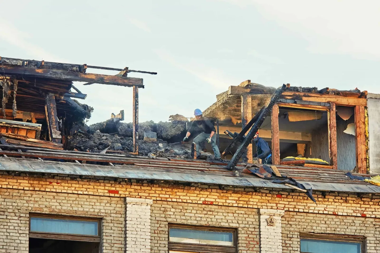 Commercial Fire Damage Roof Repair in Overland Park, KS