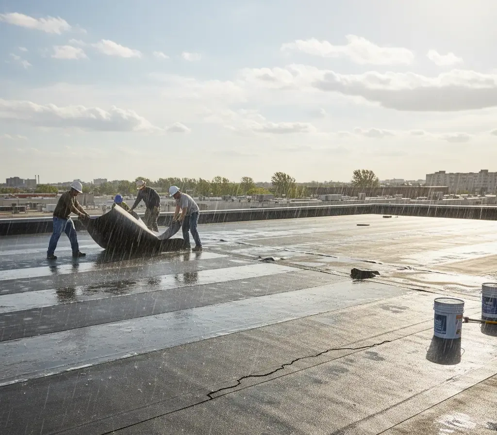 EPDM Commercial Roofing in Overland Park, KS